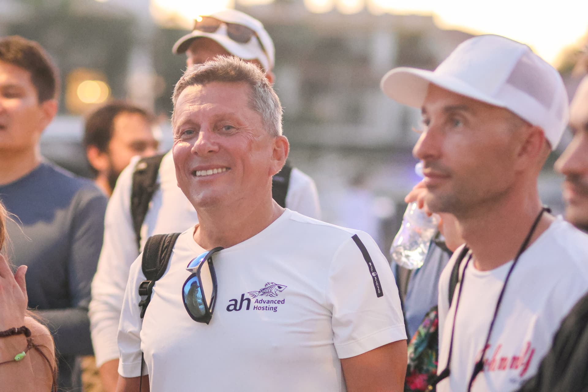 Smiles at sunset