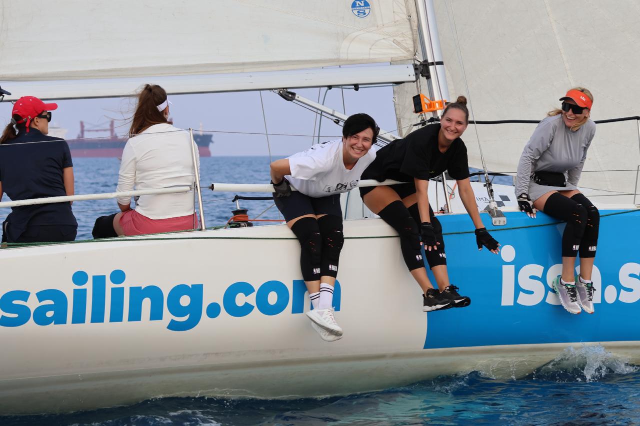 CISC crew on the water